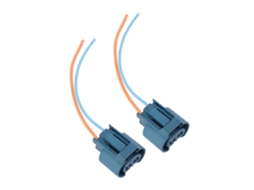 2pcs Conector de Farol 9005 3 Fio de Ligação Abs 12v 10a para Reboque Veículos Bicicletas Barcos