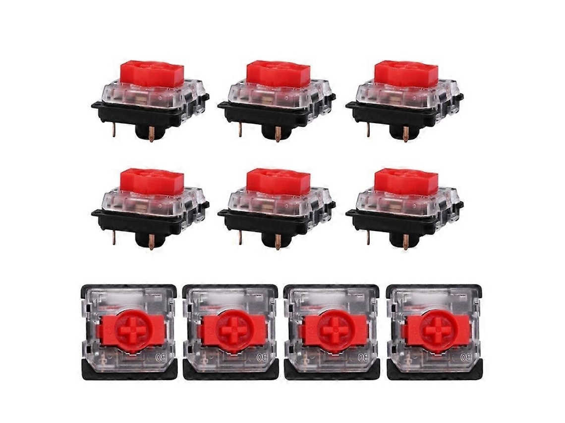 Switch Lurelia para teclado mecânico Gateron de baixo perfil com switches vermelhos, azuis e marrons Axis KS-27 Slim
