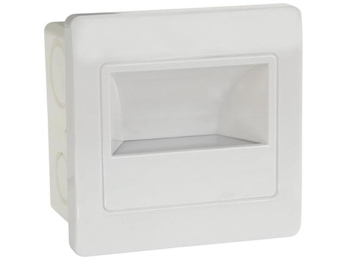 Led de Parede Quadrada Branca Mancha com Detector de Microondas de 2W Eq. 16W 4200K Dim. 86X86Mm HOROZ ELECTRIC