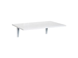 Mesa Auxiliar Mdf, Metal Cor Branco 60x40x20cm Homcom