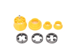 Conjunto De Matrizes Redondas Para Roscar Tubos Pvc Reutilizável Com Ferramenta Para Furadeira Elétrica Kit De Encanamento