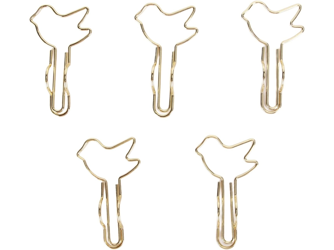 Conjunto Genérico Com 50 Alfinetes de Caneta de Metal, Porta Canetas em Design Animado Formato Passarinho