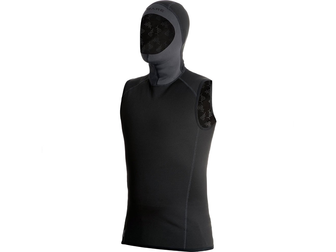 Exowear Colete com Capuz Unisex Preto Xlbare