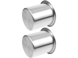 Conjunto de 2 suportes para flocos com estrutura resistente e robusta.