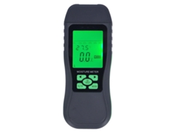 Medidor de umidade para madeira de pinho com display digital 2 em 1, sensor de umidade e temperatura para materiais.