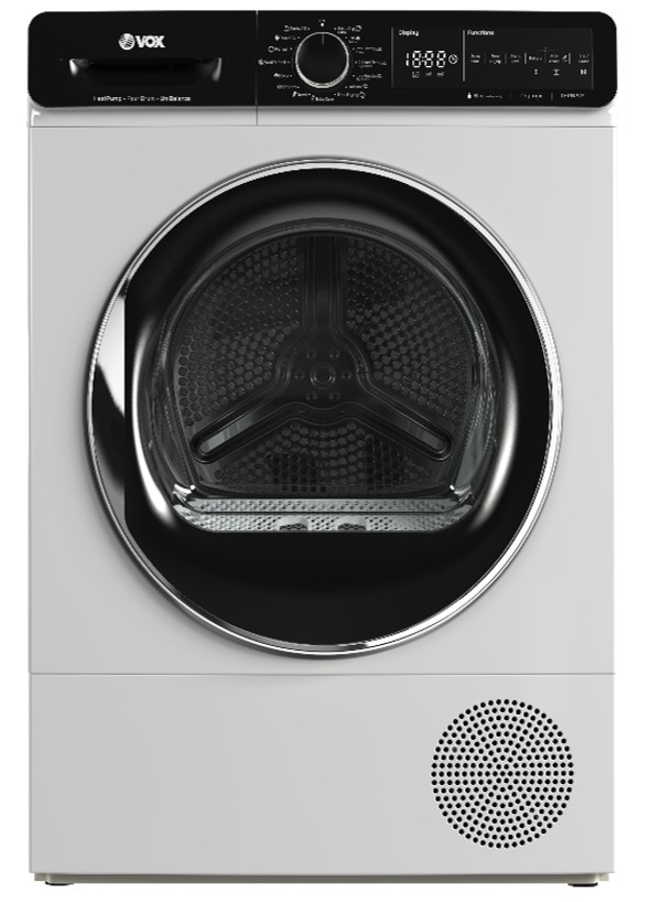 Máquina de Secar Roupa VOX THP820E (8 kg - Bomba de Calor - Branco)