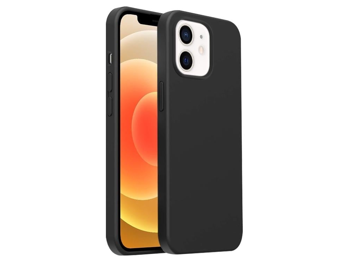 Capa De Silicone Líquido Ultra Fina Para Iphone 12 - Cobertura Total - Magsafe