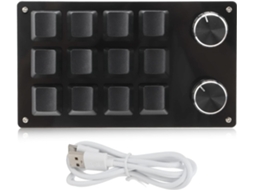 Mini Teclado Mecânico Multifuncional Programável de 12 Teclas com Macros SFUSHOS