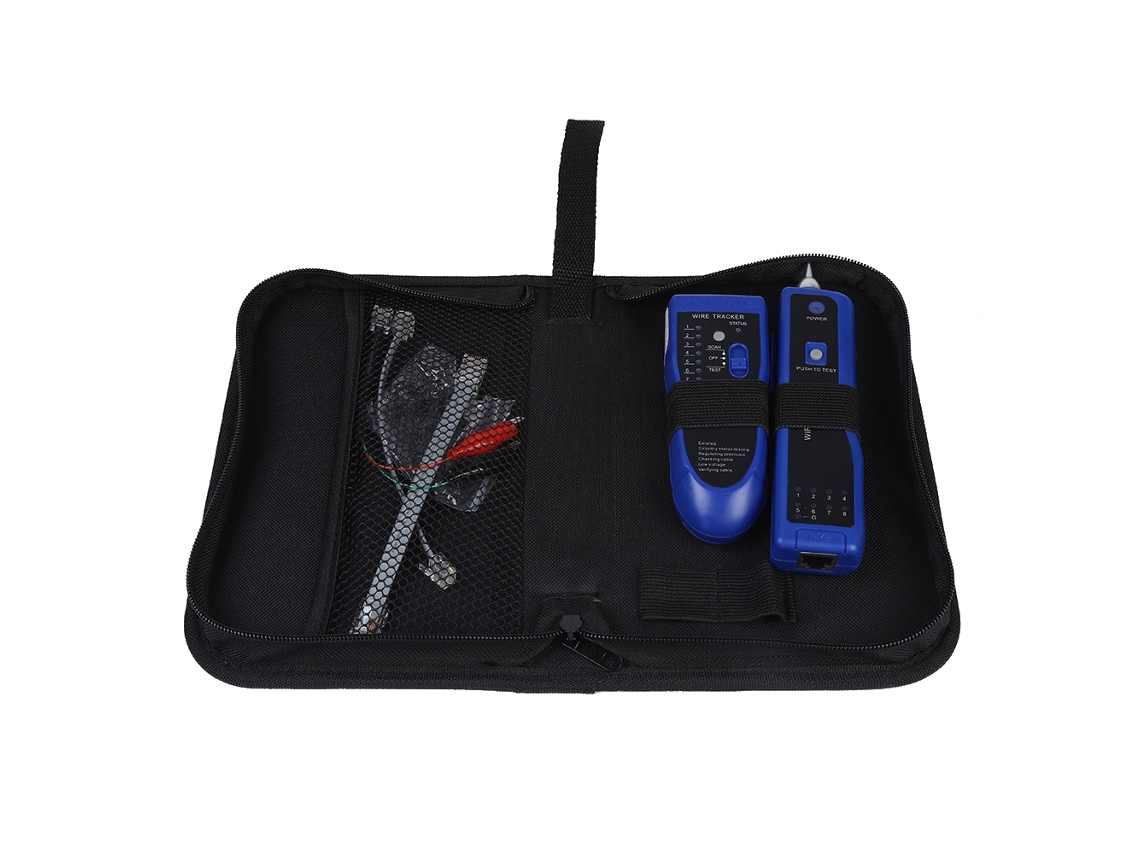 Rastreador de Fios Handheld Rapid Lan Network Cable Tester Line Finder Wire Tracker Tool Azul