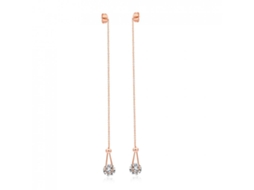 Brincos Com Strass Decoração Elegante Para Mulher
