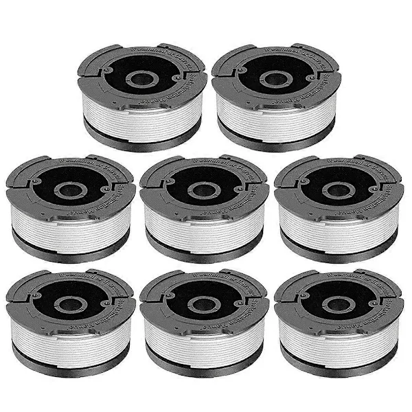 Compatível com Black+decker Kit com 8 Carretéis de Fio para Aparador de Grama AQUAFORGE