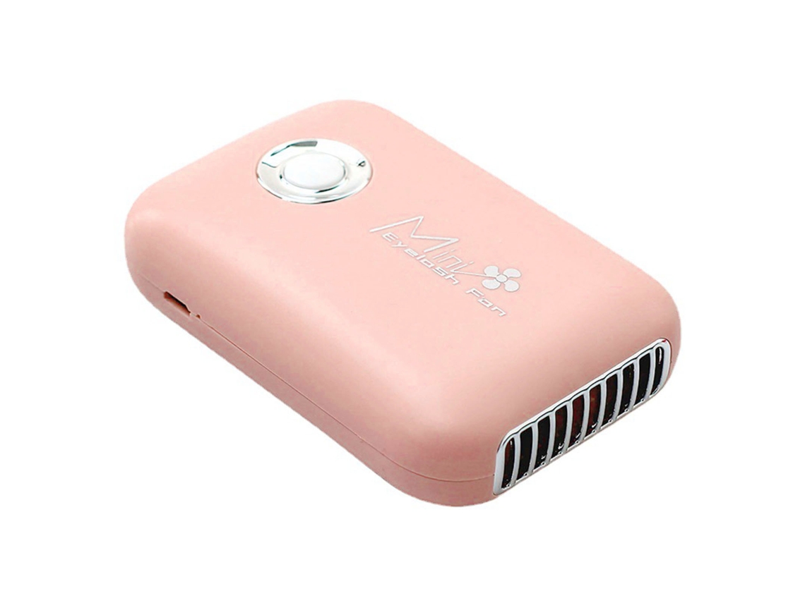 Secador De Pestañas Portátil Mini Carga Usb Color Rosa