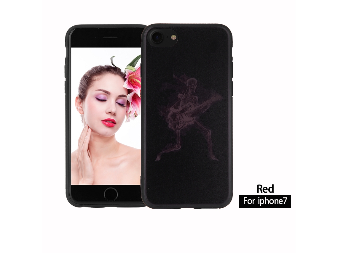 Capa LAXISCREED Iphone 7 Tpu Mudança de Cor por Calor Vermelha