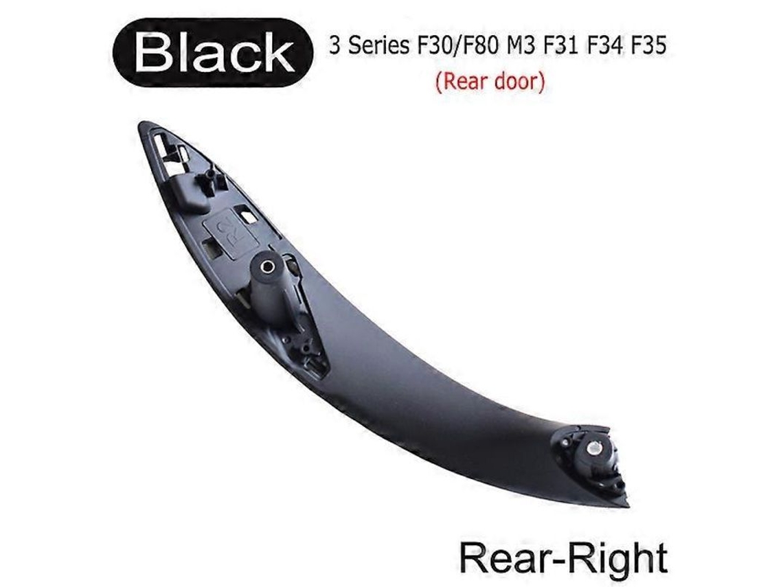 Capa De Moldura Interna Da Porta Do Carro Para Bmw Série 3 F30 F31 2014-2018 51417279312 Traseiro-direito-preto