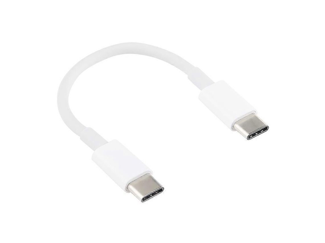 Cabo Usb-c Pd, 14 Cm Cor Branco Para Carregamento Rápido E Dados Elysve