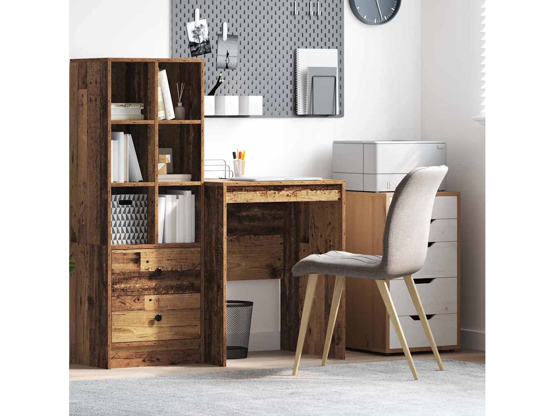 Vidaxl Mesa Madeira Antiga 60 X 50 X 76 Cm