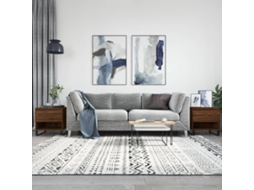 Vidaxl Mesas Centro 2 Pcs 50x46x50 Cm Deriv. Madeira Carvalho Castanho
