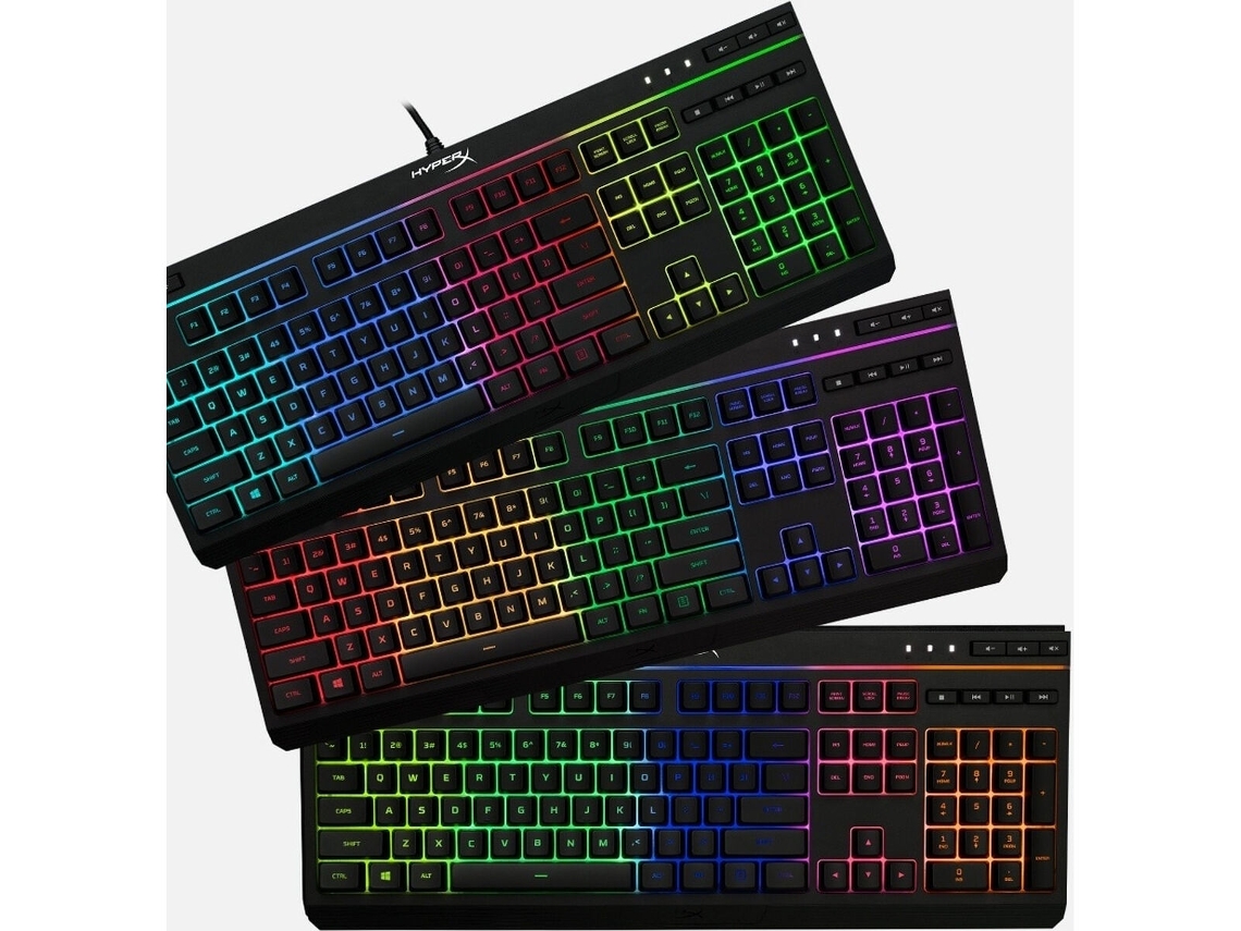 Teclado HYPERX Alloy core rgb (Membrana - Espanhol)