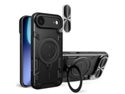 Capa Para Iphone Air - Textura De Cd - Suporte Magnético Deslizante - Proteção Para Câmera