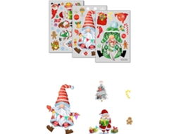 Adesivos Reutilizáveis Para Portas De Vidro, Ideais Para Decoração De Natal Em Janelas, Dupla Face