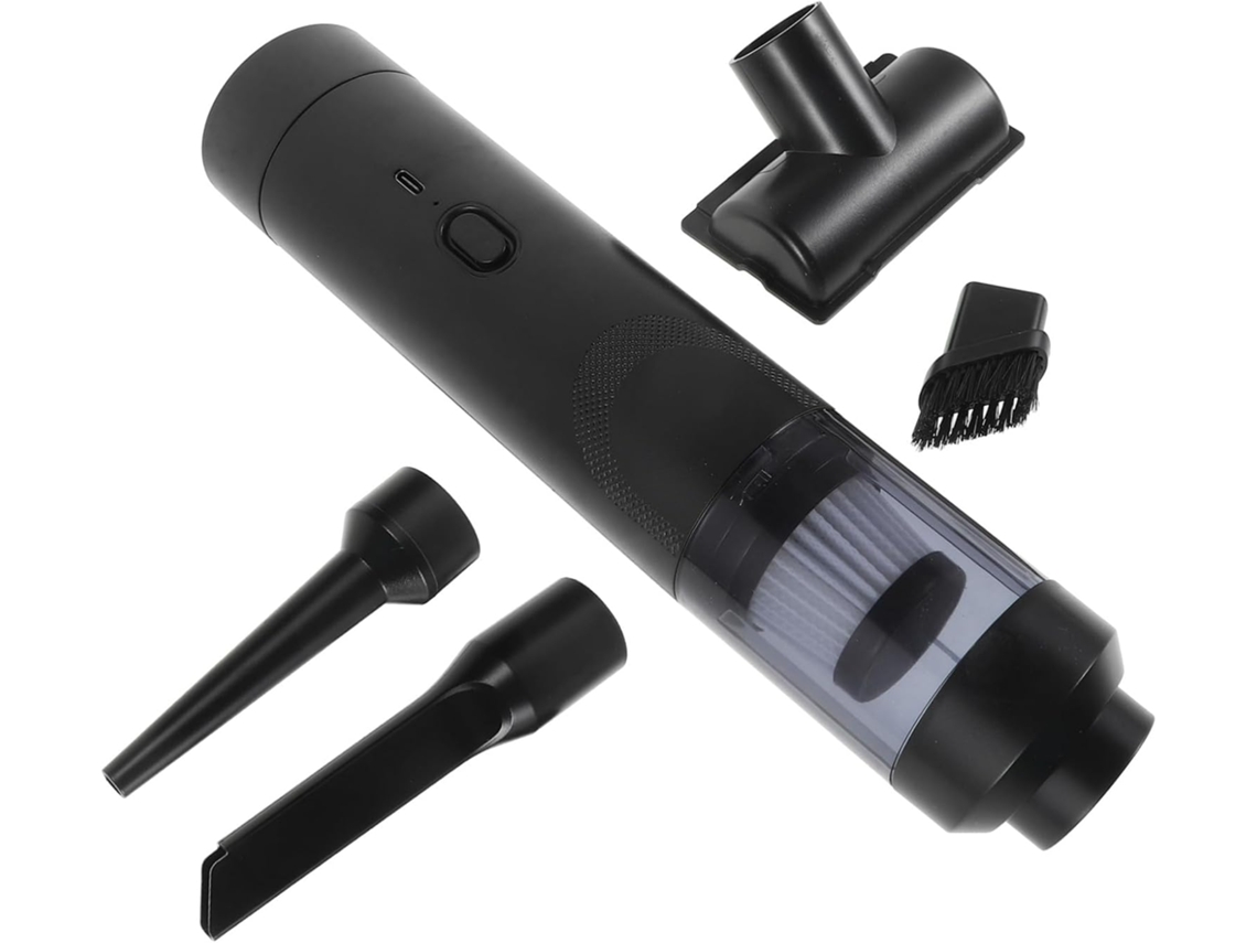 Aspirador De Pó Portátil Sem Fio Com Soprador E Estojo Armazenamento, Recarregável Via Usb, Para Limpeza Interna, Em