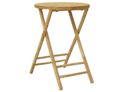 Maison Exclusive - Mesa De Jardim Dobrável Ø55x75 Cm Bambu