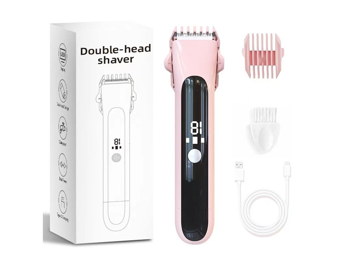 Lurelia Depilador Elétrico Ct14 Rosa, Cabeça Removível, Usb, Lavável, 105 G, Corpo Inteiro