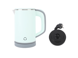 Chaleira de Parede Dupla 800ml 600w Aço Inoxidável 304 Eu Plug 220v | S/MARCA