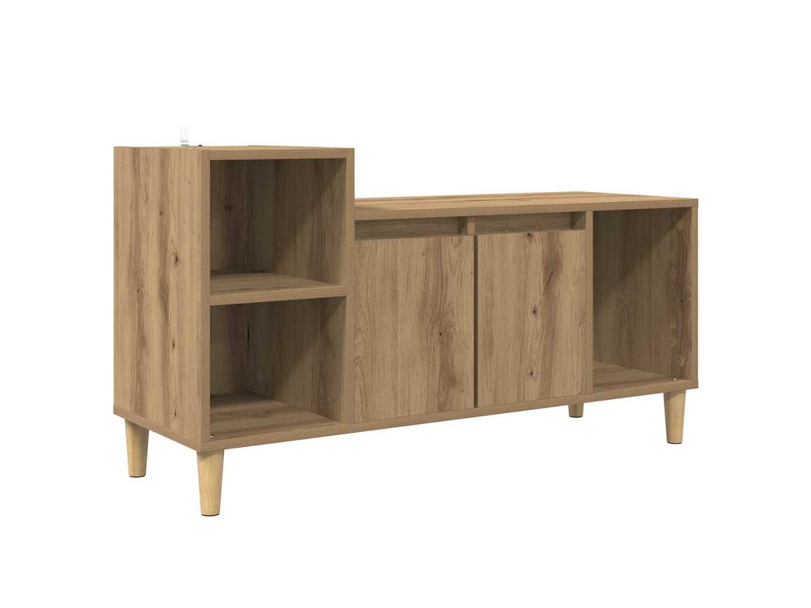Gabinete para Tv Carvalho Artesanal 100 X 35 X 55 Cm MAISON EXCLUSIVE