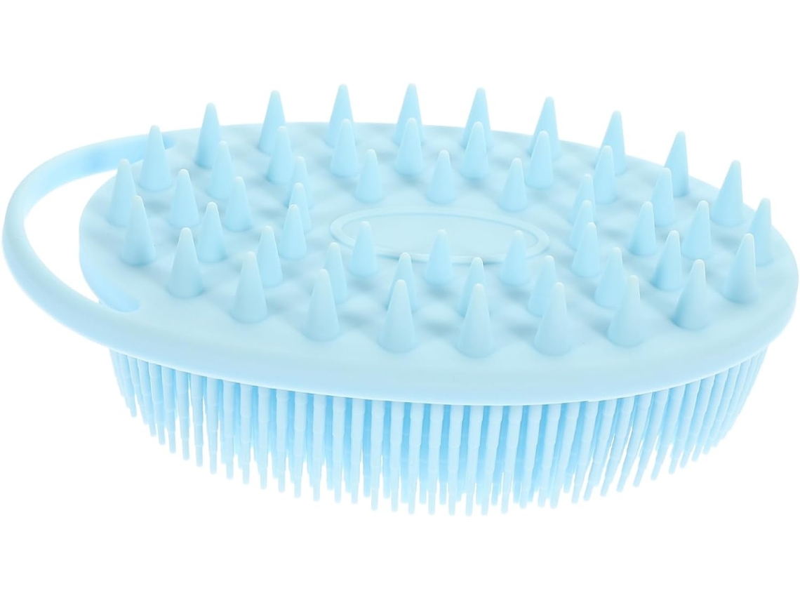 Lurelia Acessório De Duche Com Escova De Banho Para Bebé, Massagem Suave E Portátil, Banho Relaxante Prático
