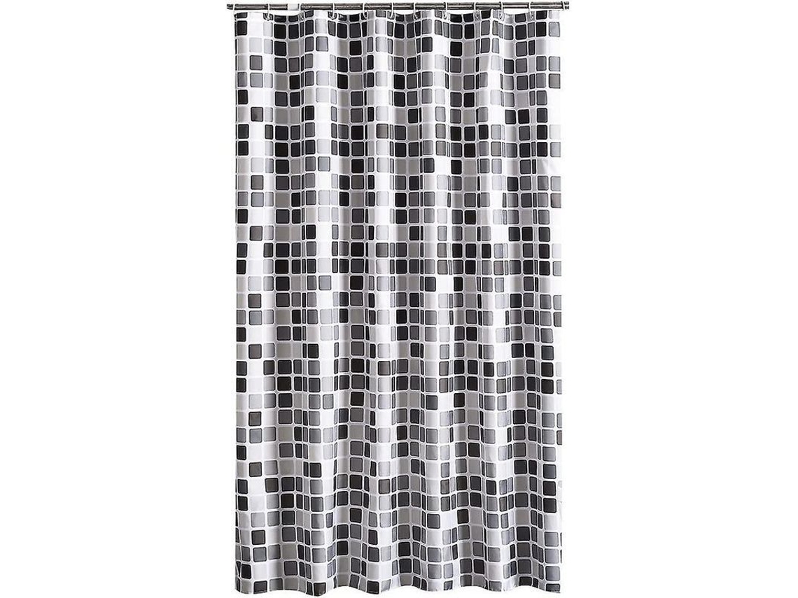 Cortina De Ducha 200x220 Cm Poliéster Suave Antihongos Antibacteriana Repelente De Agua Con Ojales Metálicos Y Borde Pesado 2025