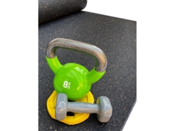 Esterilla De Ejercicio Y Fitness Especial Para Gimnasios | Epdm Negro | Base Negra 8mm De Altura 1'25m (ancho) X 5m (largo)