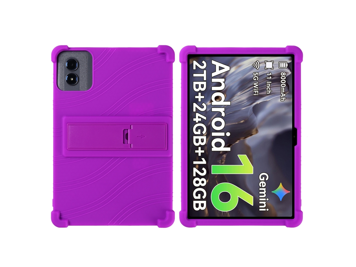 Capa Para Tabwee T50 11 Polegadas Com Suporte Resistente A Impactos Henten Home Roxo