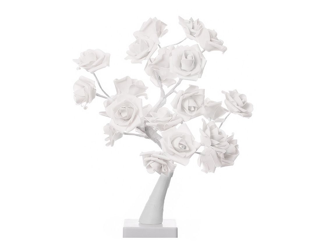 Laxiscreed Luz De Flor De Rosa Com 24 Led Para Decoração De Festa E Quarto
