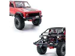 Mali conjunto de Para choques Dianteiro e Traseiro com Luzes Led de Alumínio para Carros Rc 1/10 Traxxas Trx 4 Axial Scx10 90046 90047