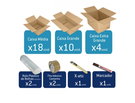 Pack Mudanças 2 Quartos