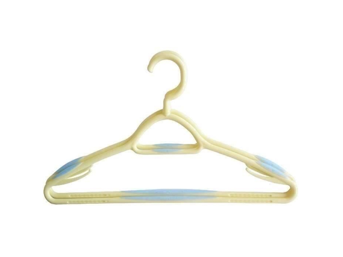 Laguelle Conjunto De 2 Cabides 44cm Branco E Cinza