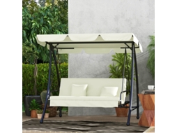 Balanço de Jardim Hollywood 3 Lugares Resistente às Intempéries | MEGA ECHO TRADE SHOP