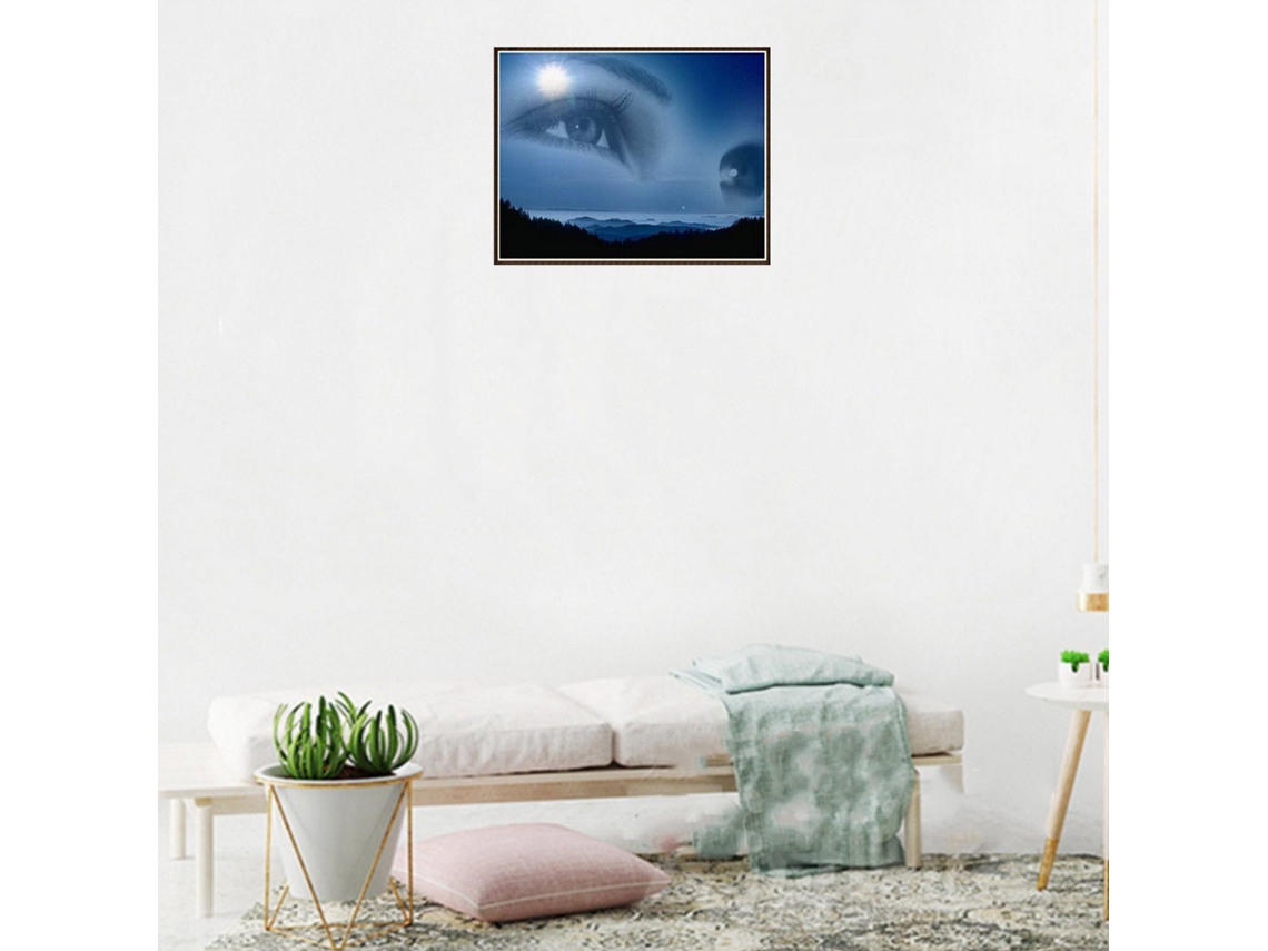 Laxiscreed Pintura De Diamante Diy Série Arte Cênica Para Decoração De Quarto E Sala