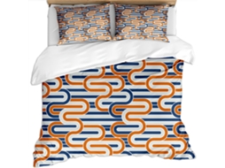 Capa de Edredom com 2 Fronhas 65x65cm em Microfibra Fronha 200x200cm,