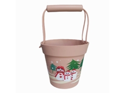 Yuysan Conjunto De Brinquedos De Praia Em Silicone, 6 Peças Boneco De Neve Rosa
