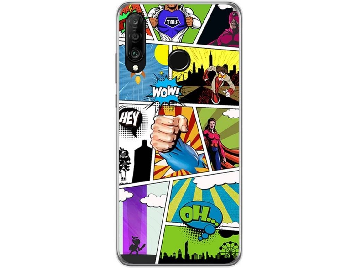 Capa Huawei P30 Lite TUMUNDOSMARTPHONE Comic Multicor