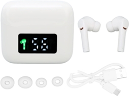 Fones De Ouvido Sem Fio, À Prova Dágua, Com Tecnologia De Sensor Óptico Para Esportes, Preto (branc Gokoco