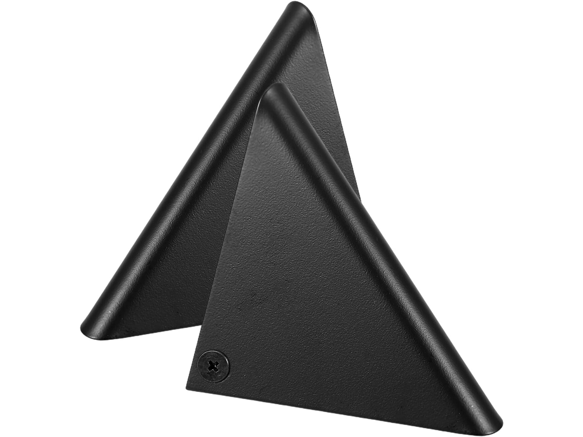2 Suportes Triangulares De Metal Preto 65 65 54 X Mm, Suportes De Parede Resistentes