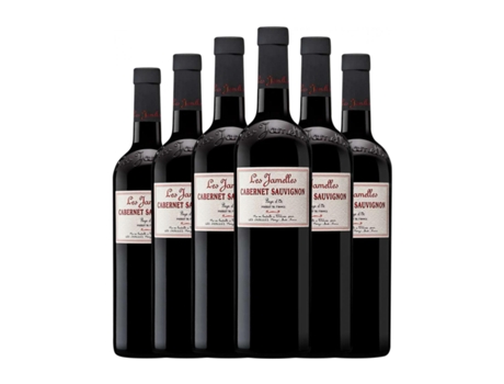 Vinho LES JAMELLES Cabernet Sauvignon Vin de Pays Languedoc (0.75 L - 6 Unidades)