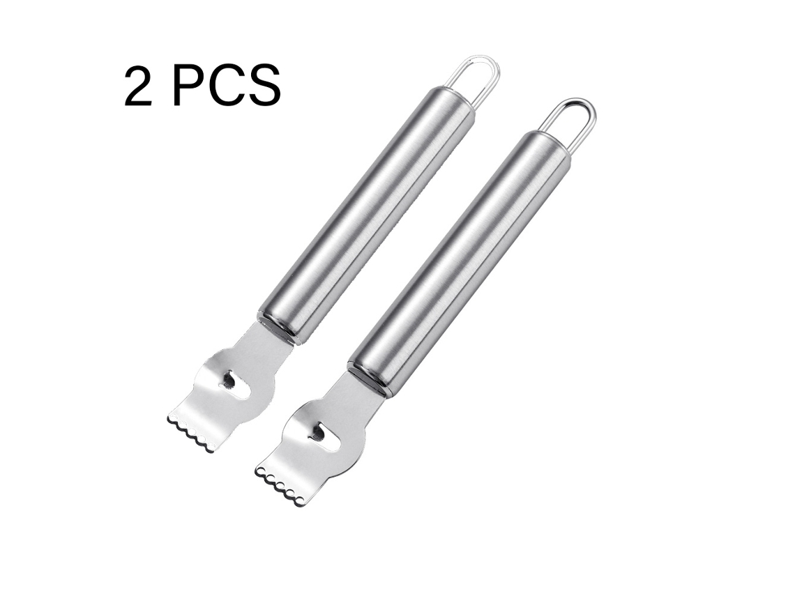 Conjunto De 2 Descascadores De Limão Em Aço Inoxidável