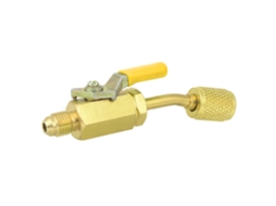 Válvula De Bloqueio Manual Em Brass Laxiscreed 1/4" Para Sistemas De Refrigeração
