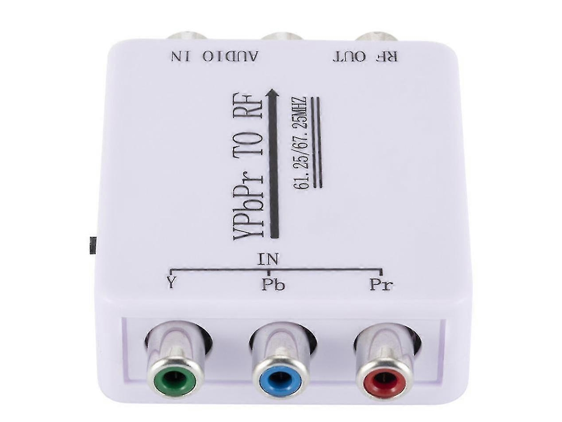 Conversor Ypbpr Com Áudio Para Rf Conversão De Sinal E Áudio Integrado