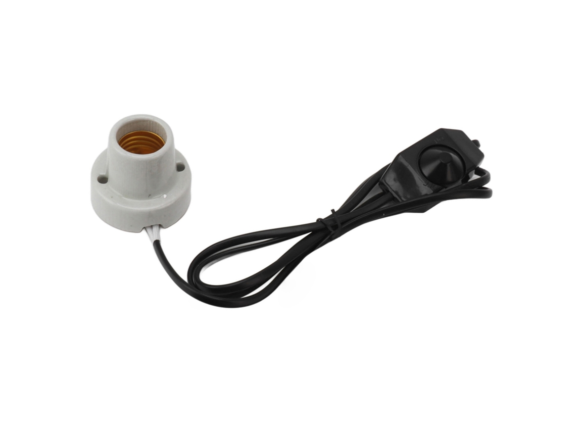 Suporte Cerâmico De Lâmpada Para Répteis (e27, 120v Us)