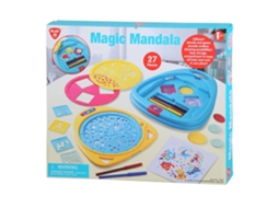 Conjunto De Desenho De Mandala Play Magic, 27 Peças.